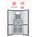 Refrigerator: Toshiba 650 L Frost Free Inverter 4-Door Refrigerator (GR-RF646WE-PGI, Classy Blue Glass Door Finish, Futuristic Plasma + Pure Technology) (GR-RF646WE-PGI(24))